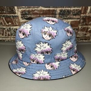 Hypland x Hunter x Hunter Killua Zoldyck Light Blue All-over Print Bucket Hat
